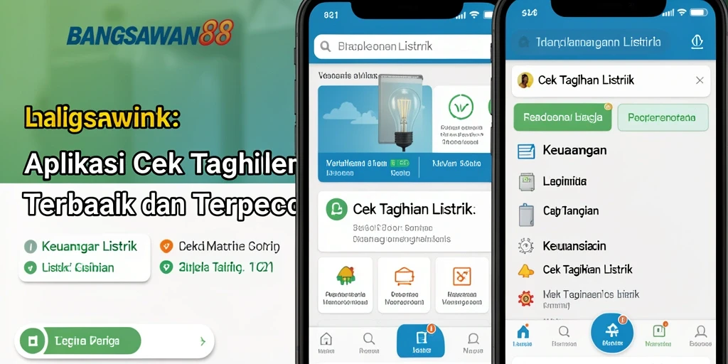 Tampilan antarmuka BANGSAWAN88 untuk cek tagihan listrik yang praktis.