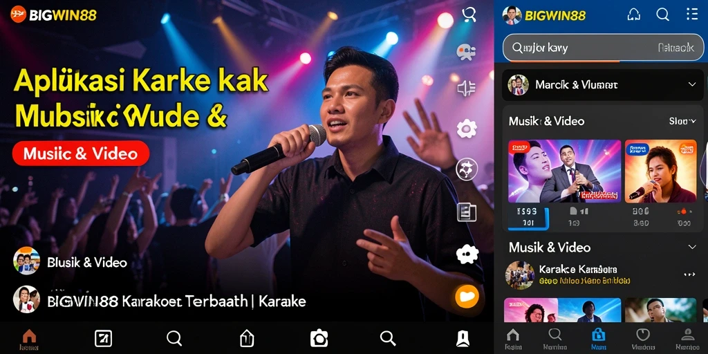 Antarmuka intuitif dan fitur karaoke lengkap BIGWIN88.