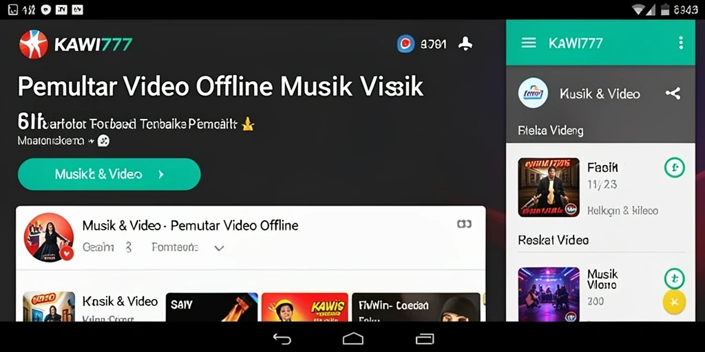 Tampilan antarmuka KAWI777 yang sederhana dan fungsional.