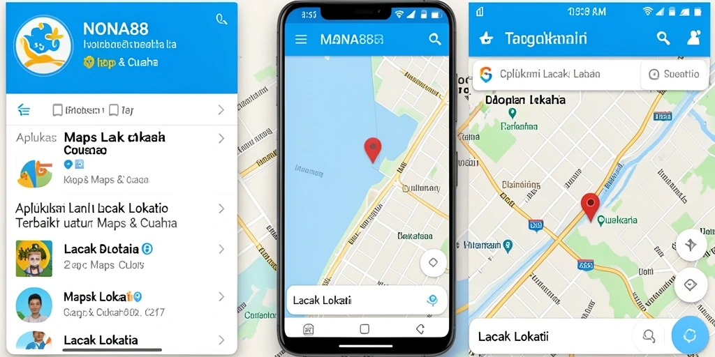 Tampilan antarmuka NONA88 dengan fitur lacak lokasi yang efektif.