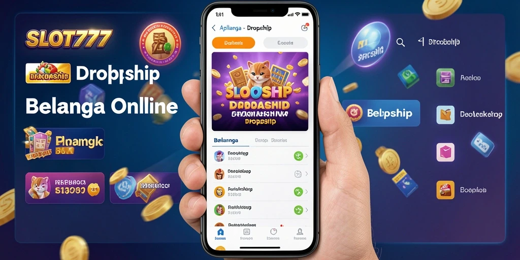 Antarmuka aplikasi SLOT777 yang intuitif dan efisien dalam fungsi Dropship.